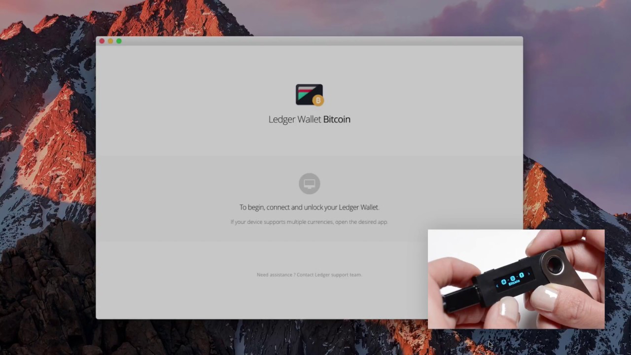 Ledger Nano S — Send bitcoins