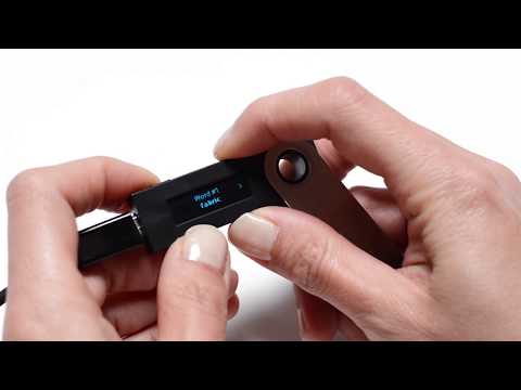 Ledger Nano S — Configure a new device