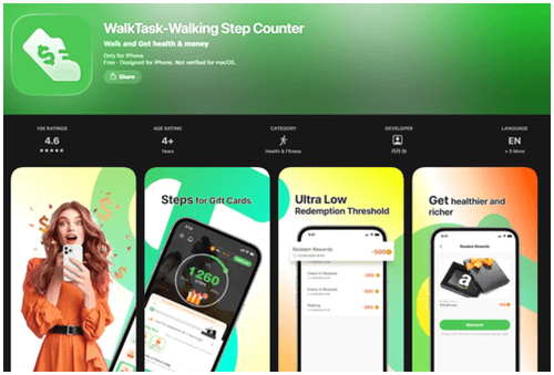 aplicación walktask