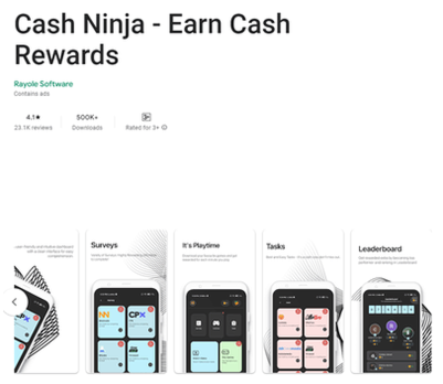 aplicación cash ninja