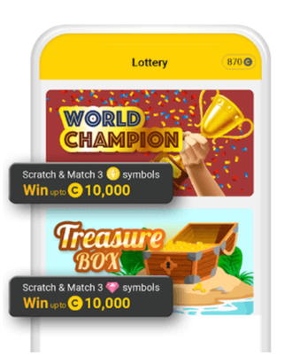 juego de raspar tarjeta en CashWalk