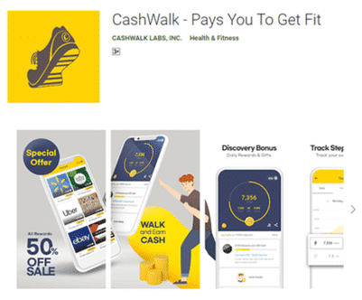 aplicación cashwalk