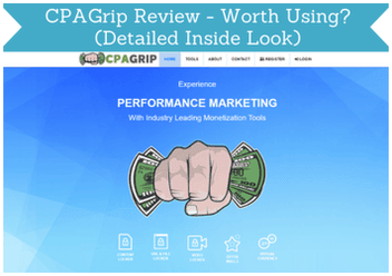 cabecera de reseña de CPAGrip