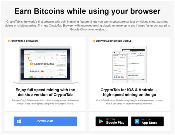 minería de cryptotab