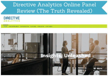 Encabezado de la reseña de Directive Analytics Online Panel