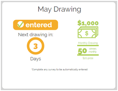sorteo mensual de encuestas e-poll