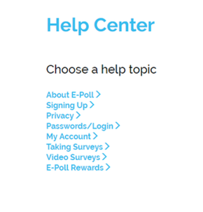 preguntas frecuentes de e-poll surveys