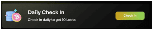 check-in diario de lootgain