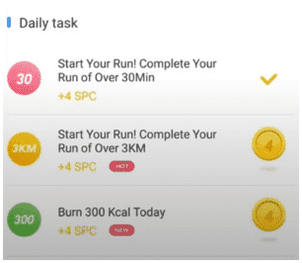 tareas diarias de runtopia