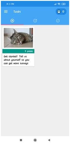 tareas pagadas de curious cat