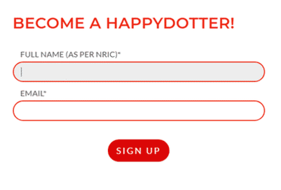 registro de happydot