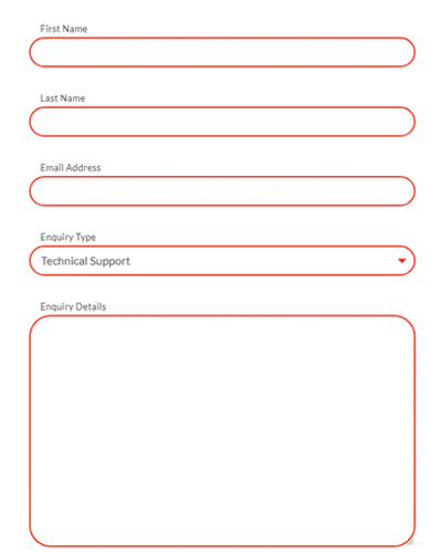 formulario de contacto happydot