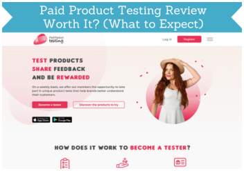 encabezado para reseña de paid product testing