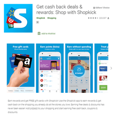 aplicación shopkick