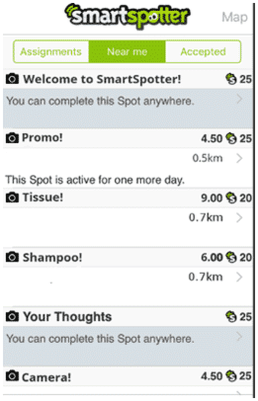 tareas en smartspotter