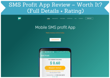 encabezado de reseña de la app sms profit