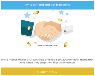 Programa de referidos de Storewards
