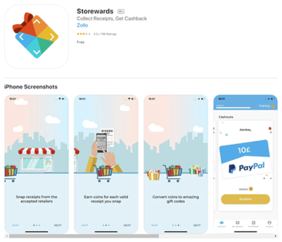 app de Storewards