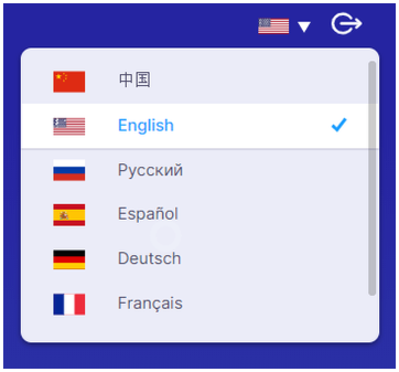 opciones de idioma surveytime