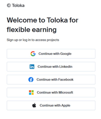 uniendose a toloka