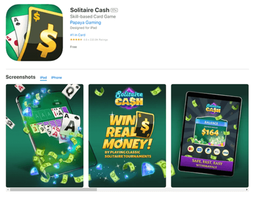 app solitaire cash