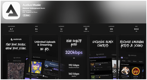 app de audius