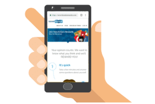 sitio móvil de bizrate rewards