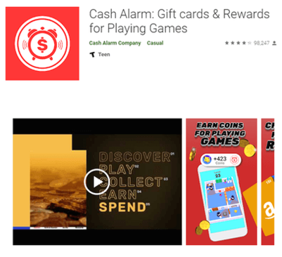 aplicación cash alarm