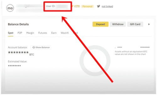 id de binance