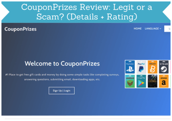 cabecera de la reseña de CouponPrizes