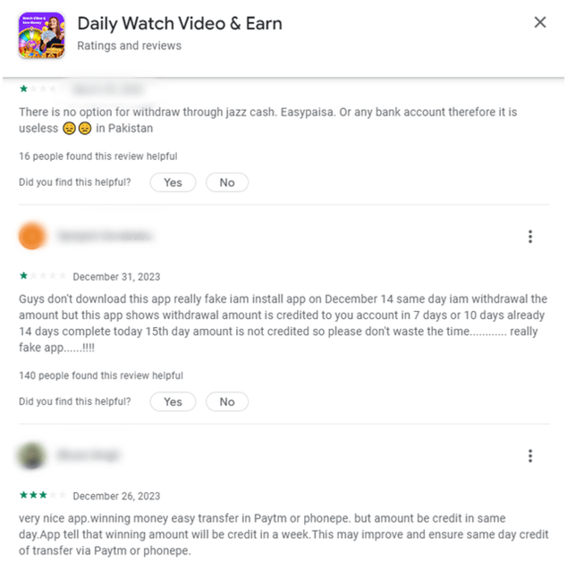 reseñas de usuarios de daily watch video