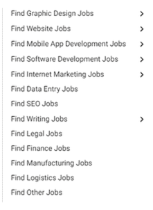 tipos de trabajos en freelancer