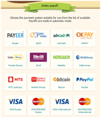 opciones de pago de golden farm