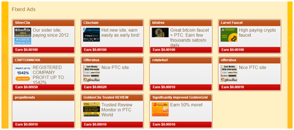 goldenclix haciendo clic en anuncios