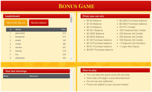 juego de bono goldenclix