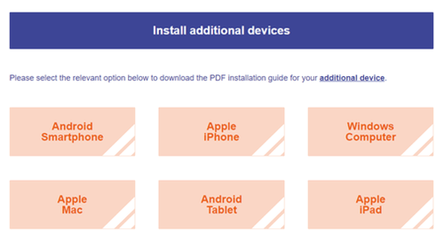 Instalando en Dispositivos Adicionales Ipsos Iris