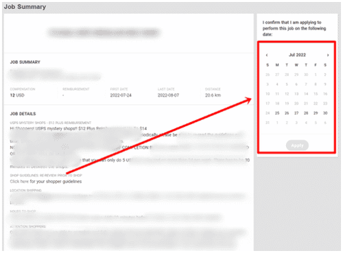 detalles del trabajo ishopfor ipsos