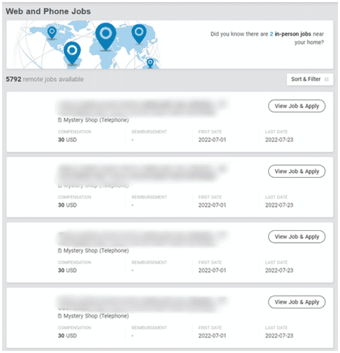 trabajos web y telefónicos ishopfor ipsos