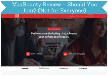 cabecera de reseña de MaxBounty