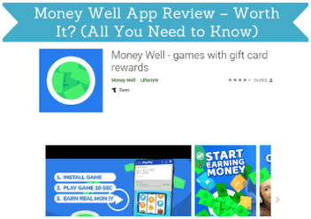 cabecera de reseña de la app money well