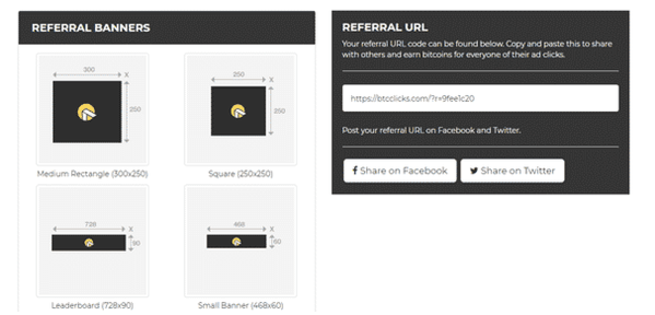 programa de referidos de btcclicks