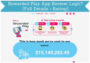 cabecera para la reseña de la app Rewarded Play
