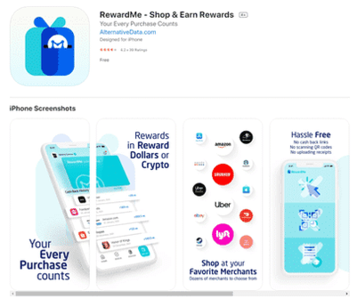 Aplicación de RewardMe