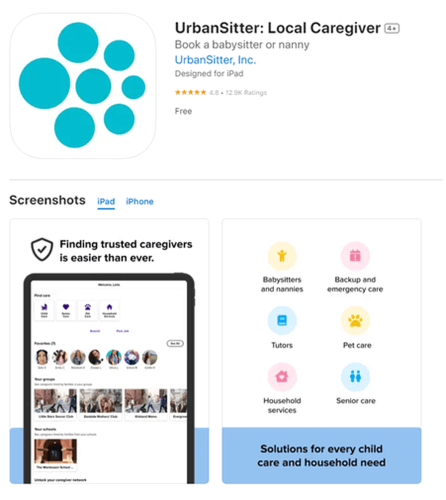 app de urbansitter