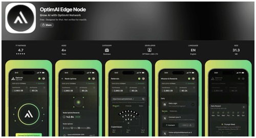 app de optimai network
