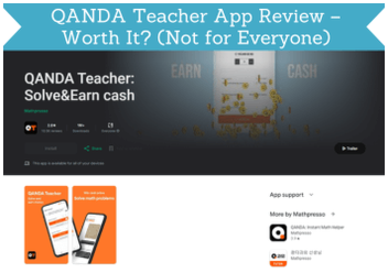 encabezado de reseña de la aplicación qanda teacher