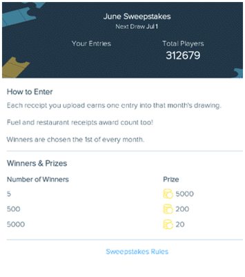 sorteo receipt hog