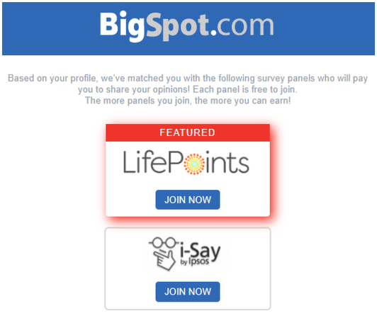 Paneles sugeridos por Bigspot