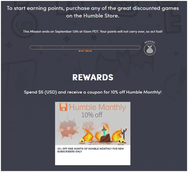 misiones de humble bundle