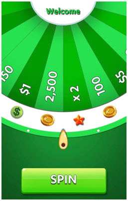 Juego de la ruleta de Match To Win